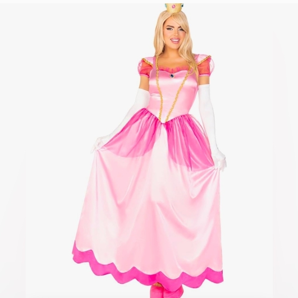 Elegant Princess Peach Costume
